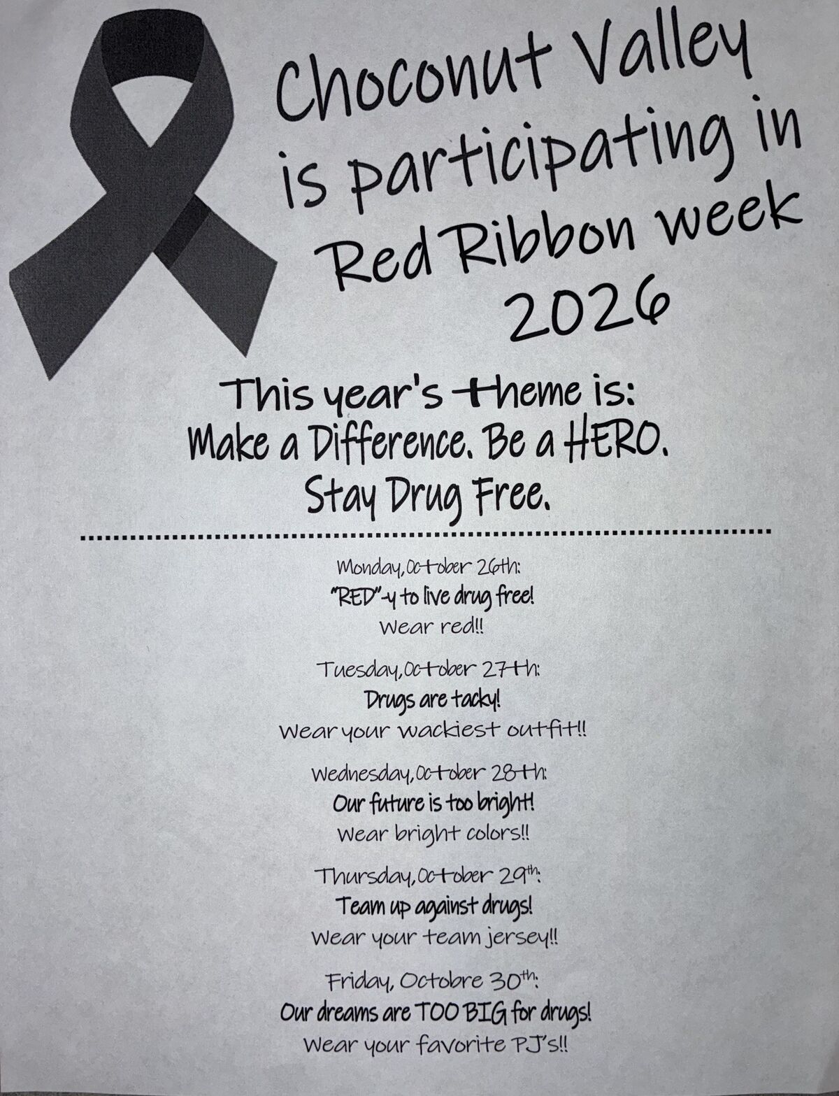 Red Ribbon Week