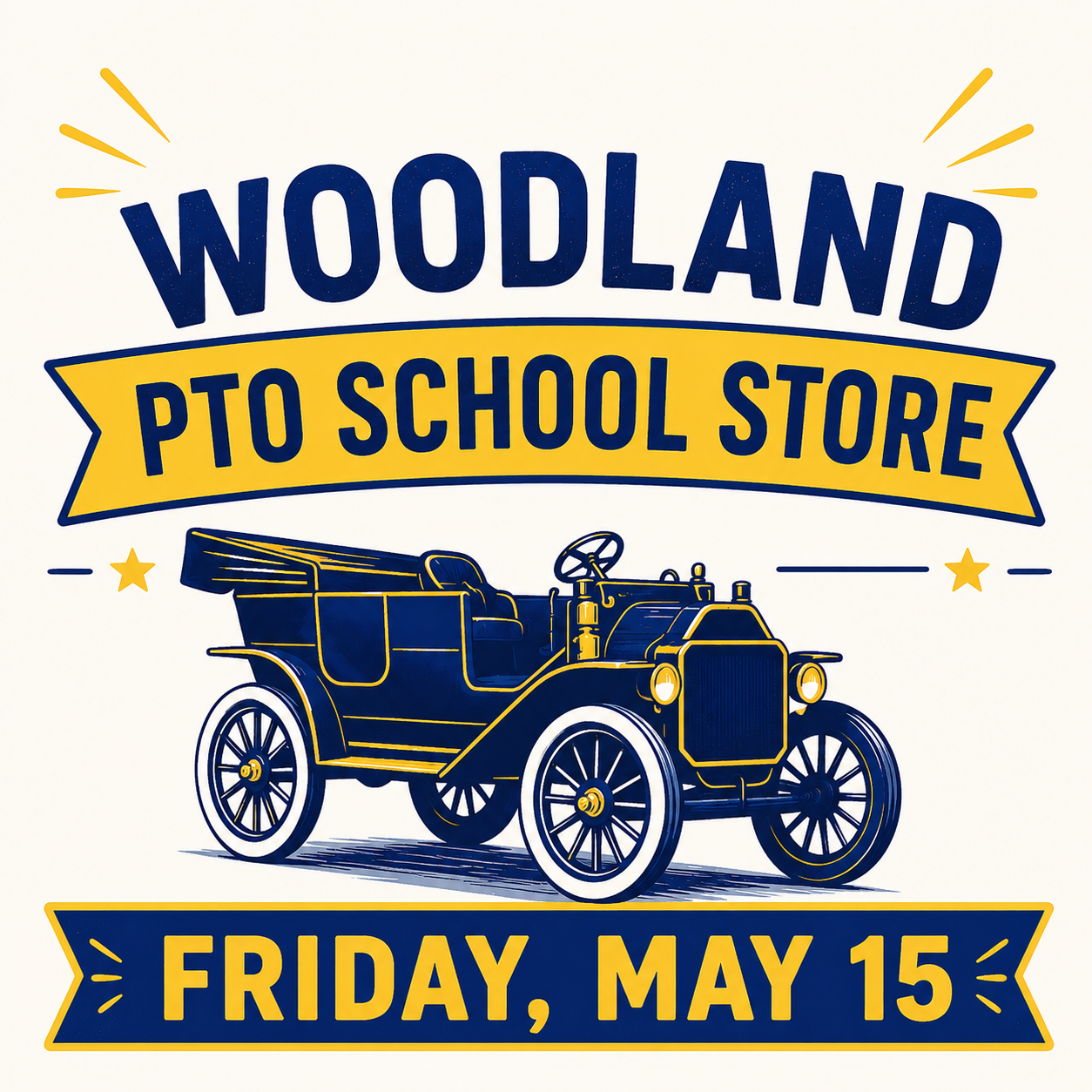 Friday, May 15 will be the FINAL School Store at Woodland for this school year!
