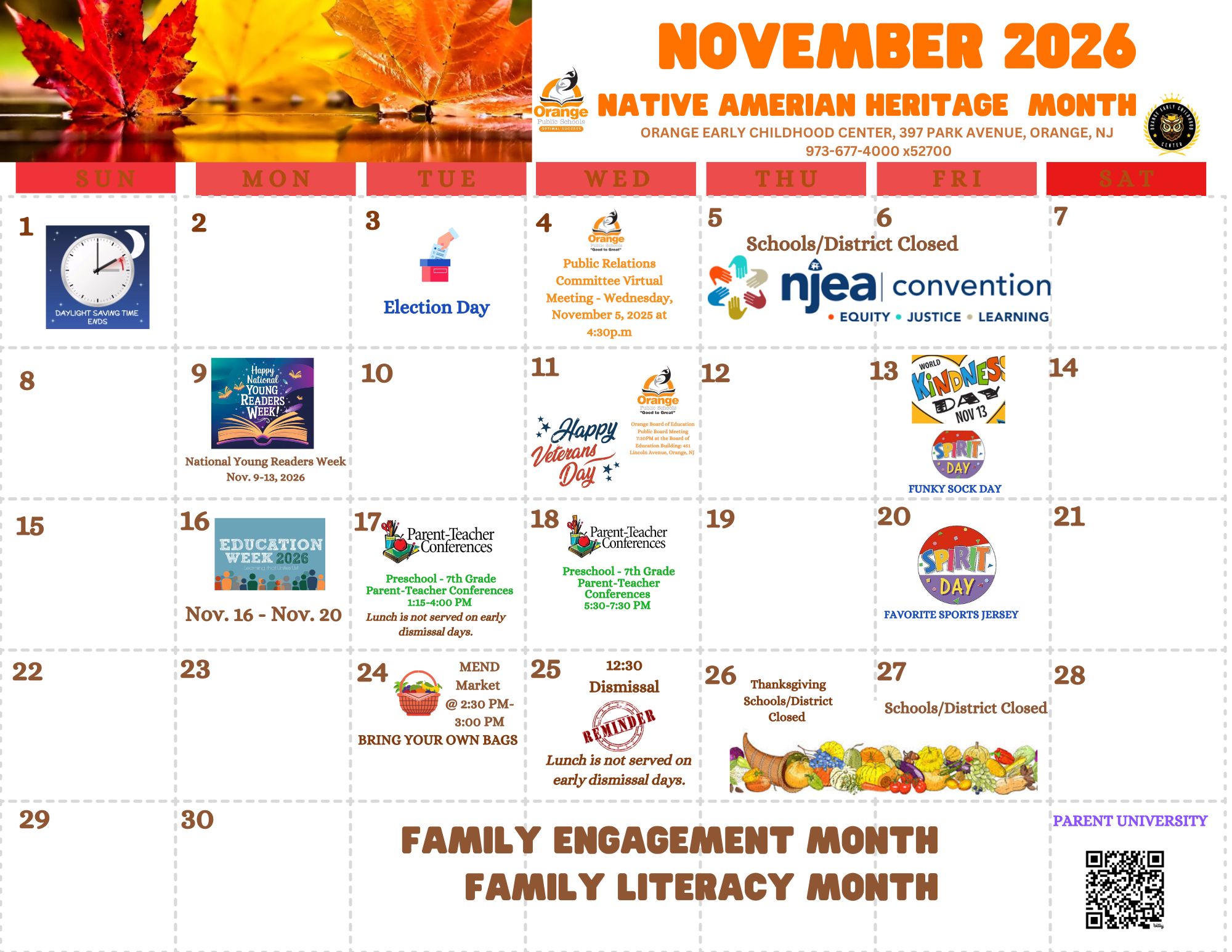 November Calendar