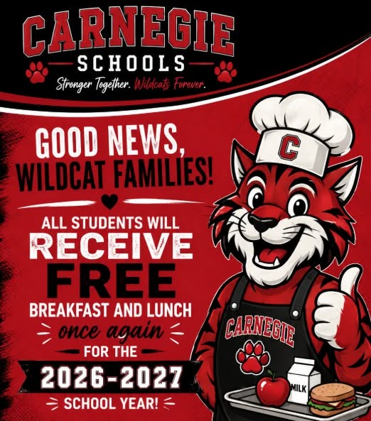 ALL Students Eat Free for 2026-2027!