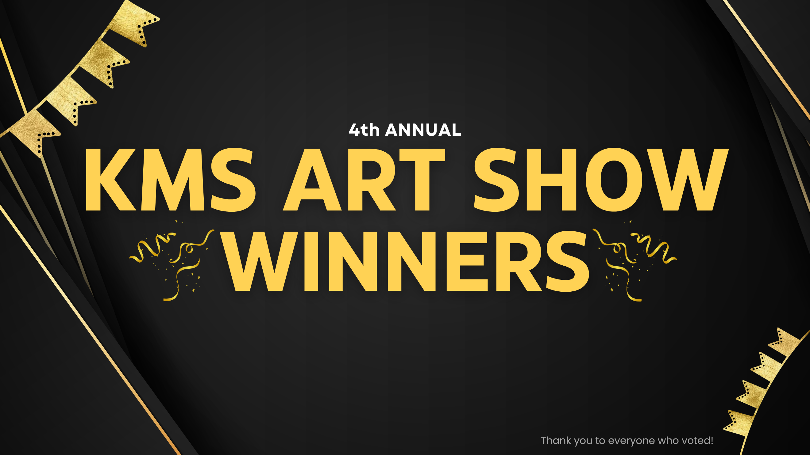 Kingsford Middle School Art Show Winners