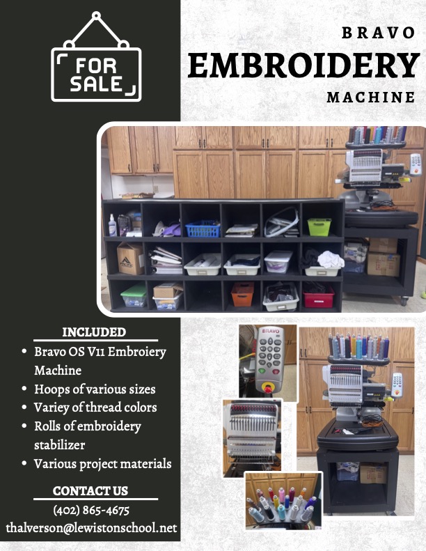 Embroidery Machine for Sale
