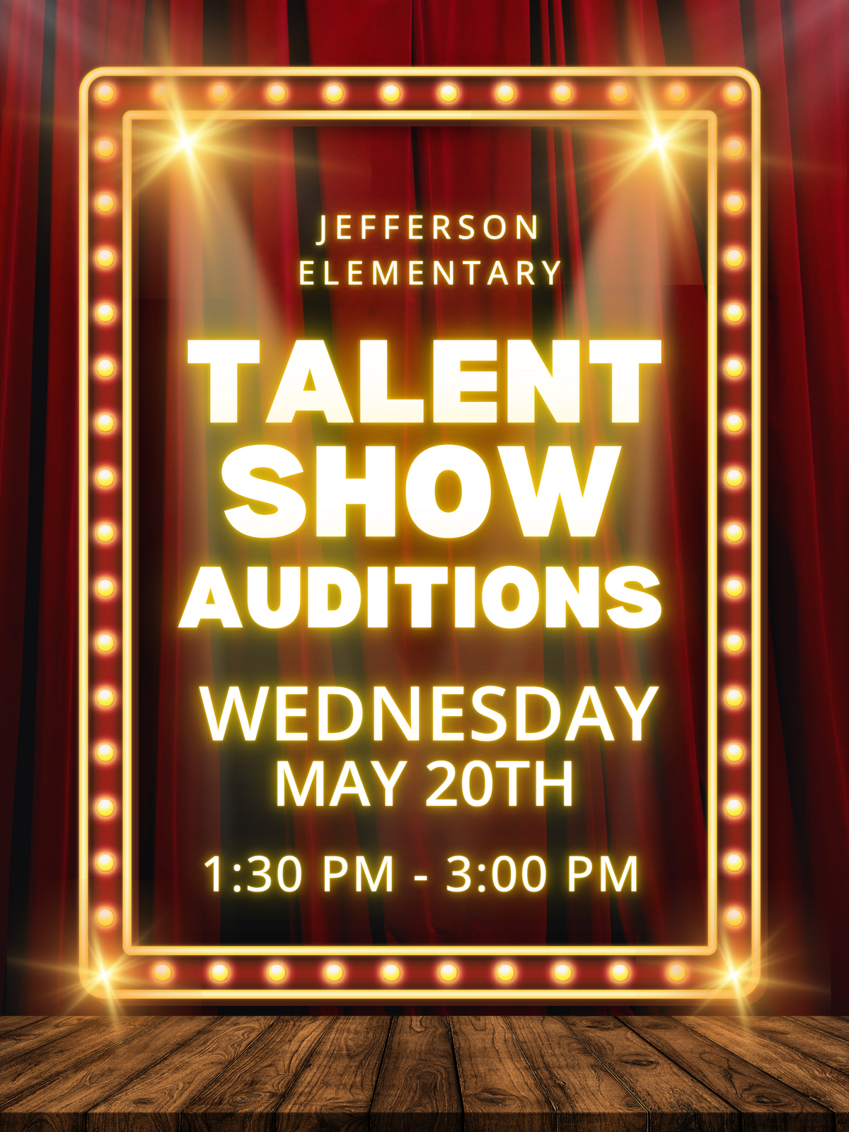 🎭 Talent Show Auditions Are Coming Soon! 🎤