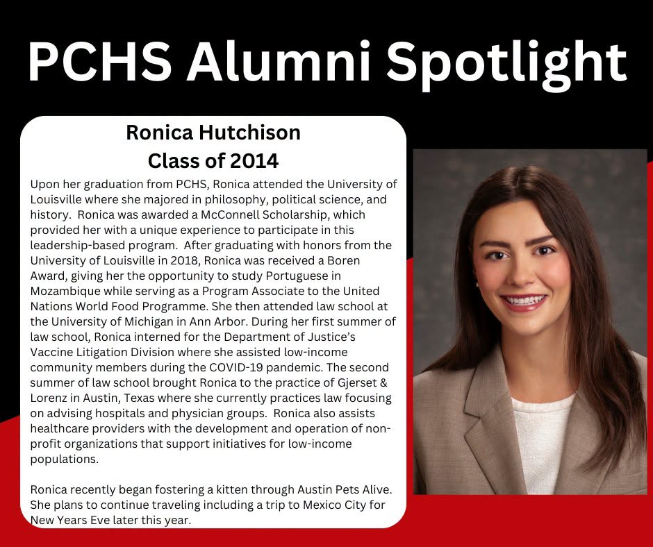 PCHS Alumni Spotlight