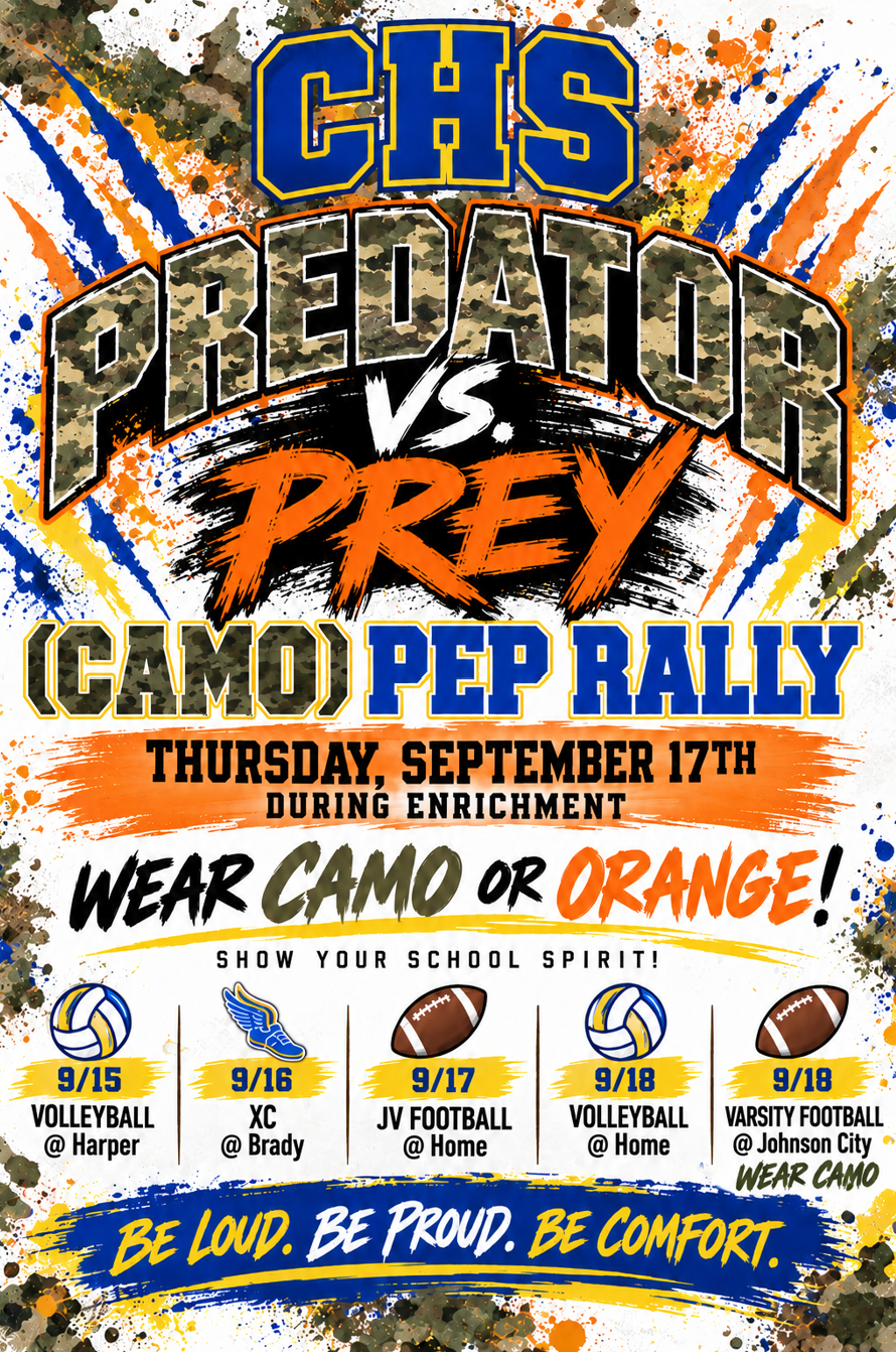 Weekly Pep Rally Theme & Information 
