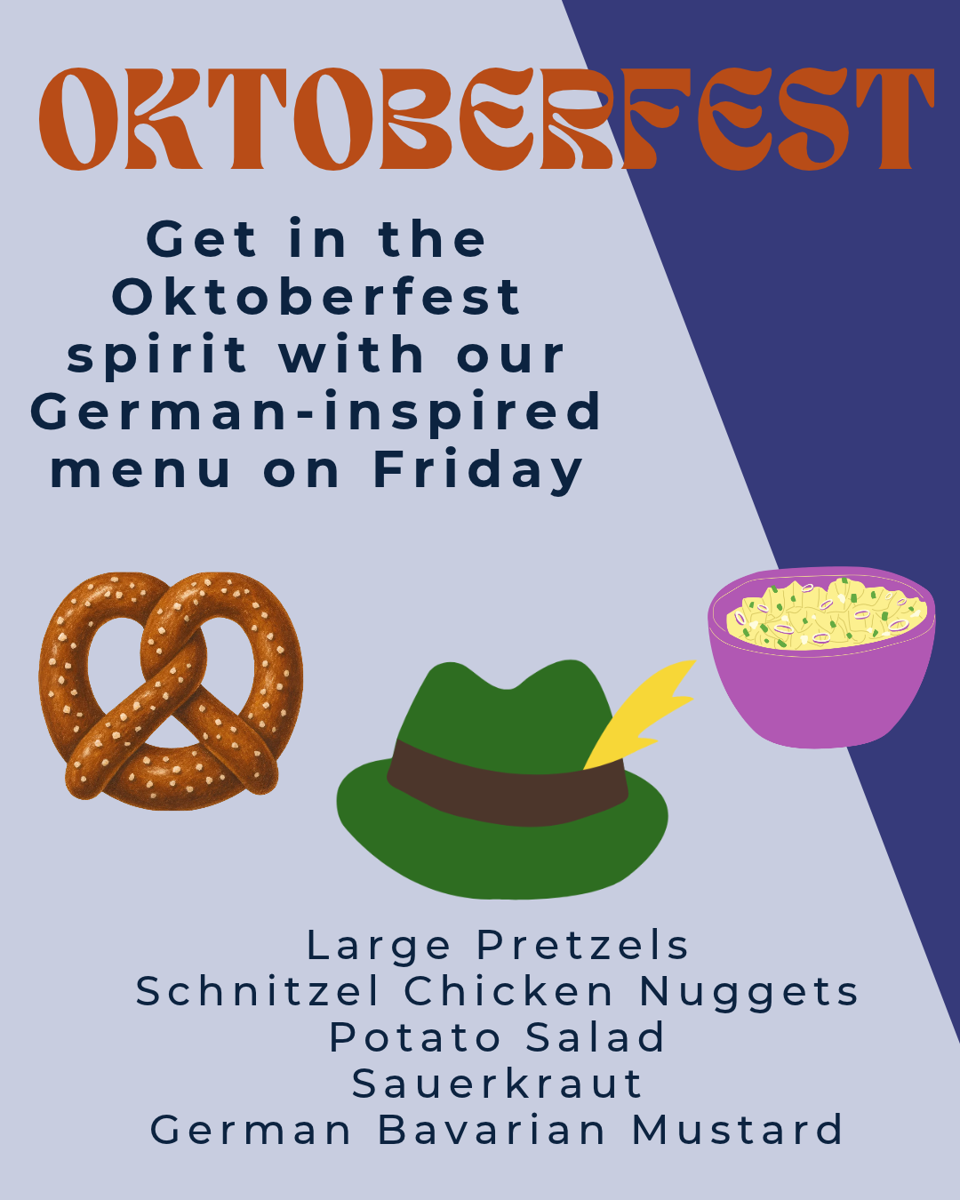 Oktoberfest Celebration in Cafeteria