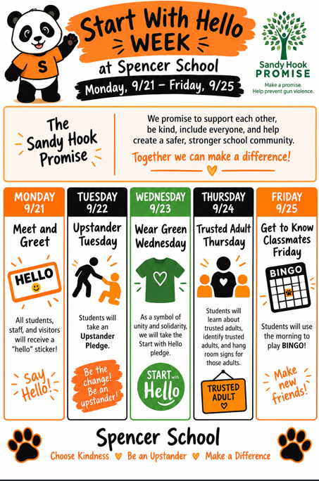 Start with Hello Week at Spencer