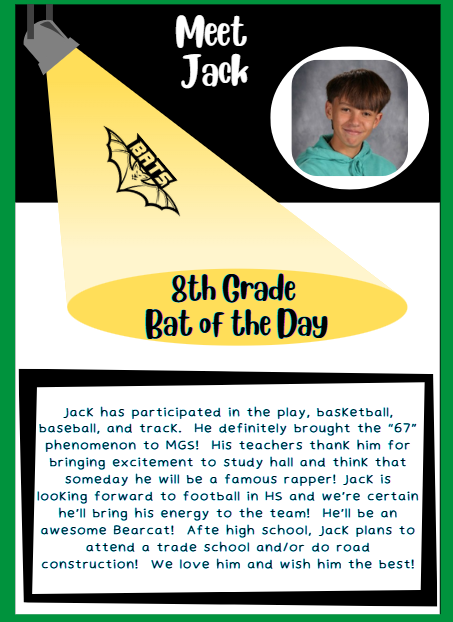 8th Grade Bat of the Day