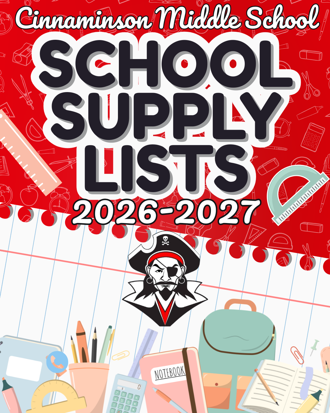 School Supplies List 2026-2027