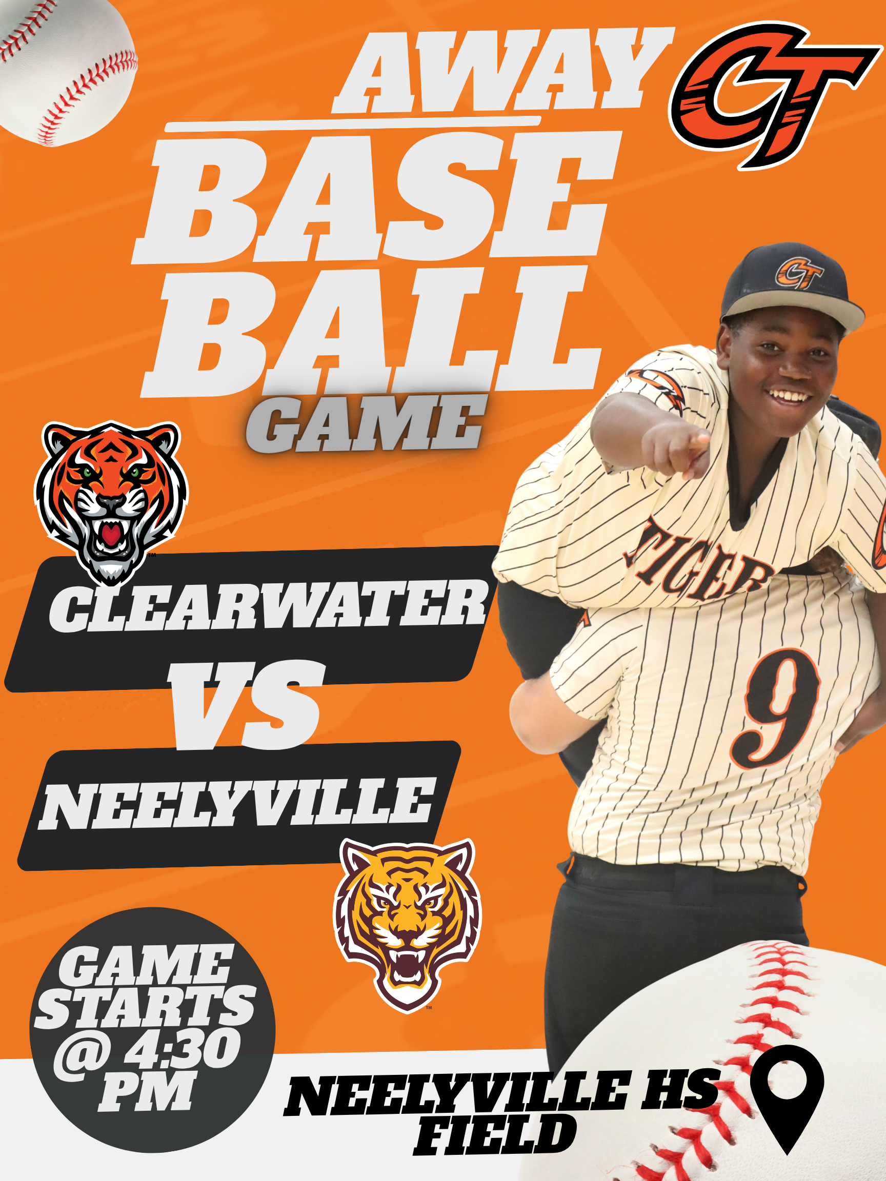 Baseball Game @ Neelyville- Friday, Sept. 18th