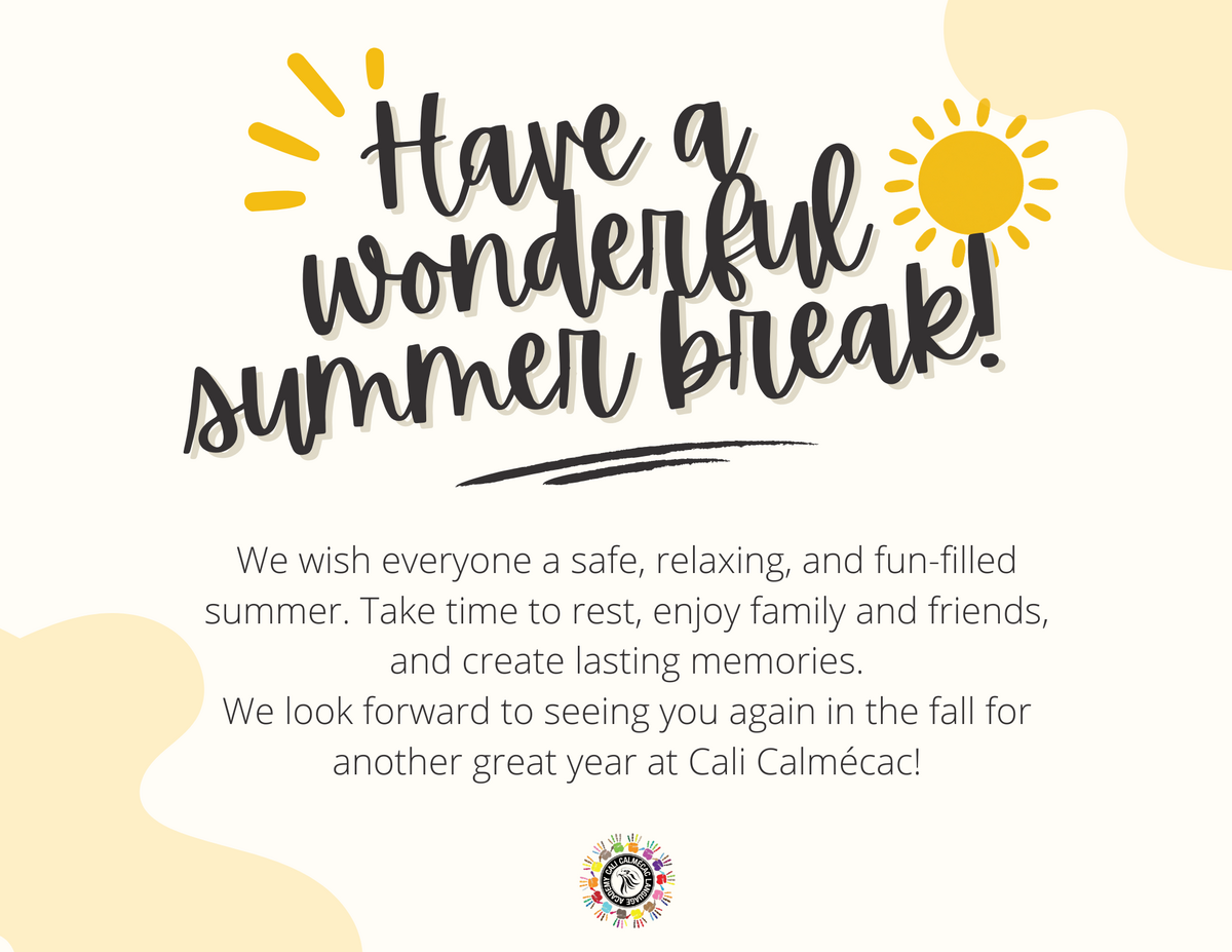 Happy Summer, Cali Families! ☀️