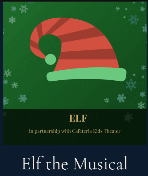 2nd Gr FT to NVC ~ Elf the Musical 
