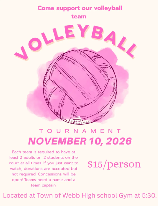 Volleyball Tournament - Tuesday, November 10, 2026