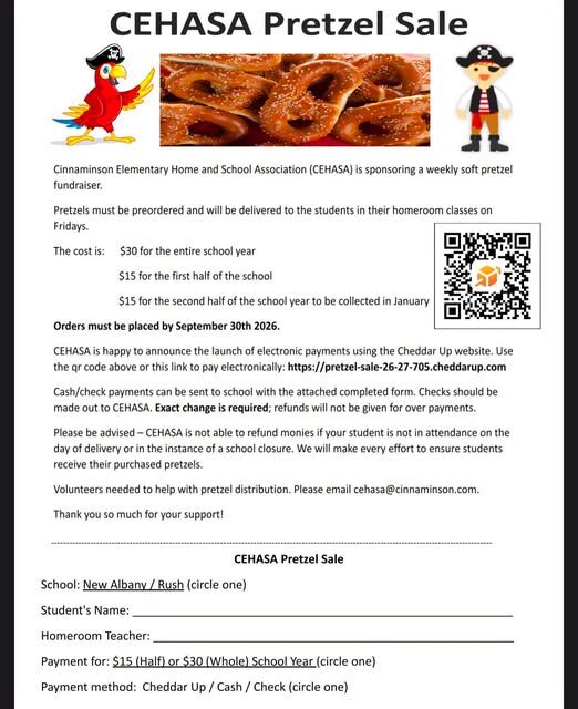 CEHASA Pretzel Sale for NAS