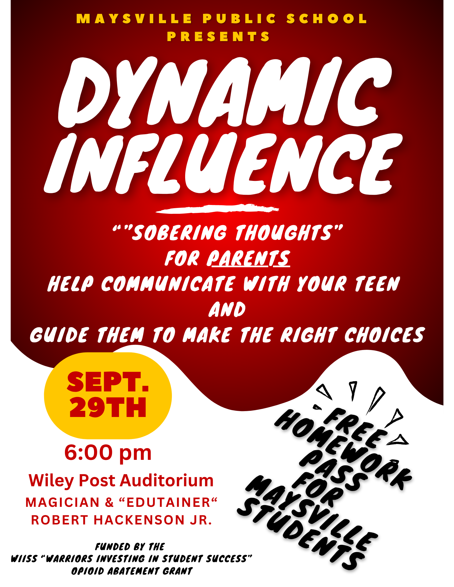 Dynamic Influence Parent Program