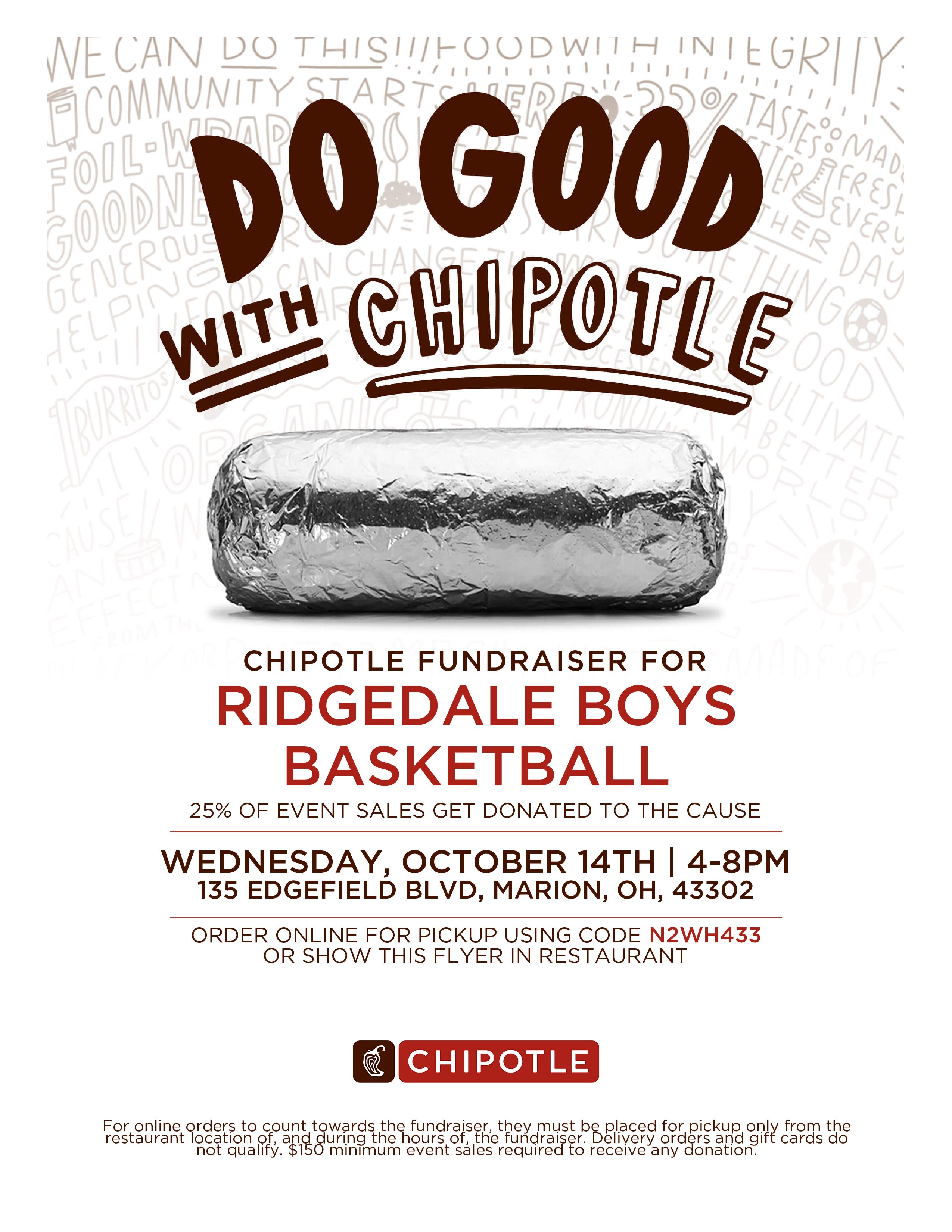 🏀🌯 MARK YOUR CALENDARS! 🌯🏀