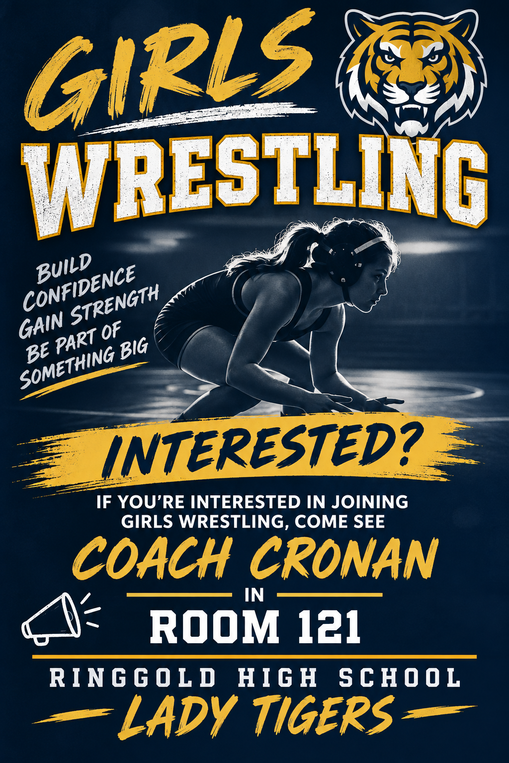 🤼‍♀️ Join Lady Tigers Wrestling! Stop By Room 121 Today! 🤼‍♀️️✨