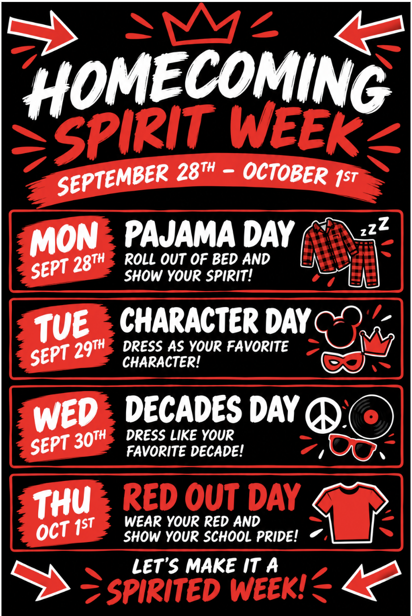 Copy of Spirit Week (Because why not!)