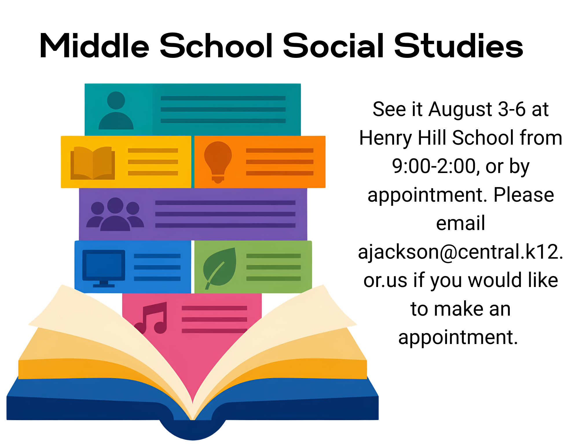 TMS Social Studies curriculum available to review now!