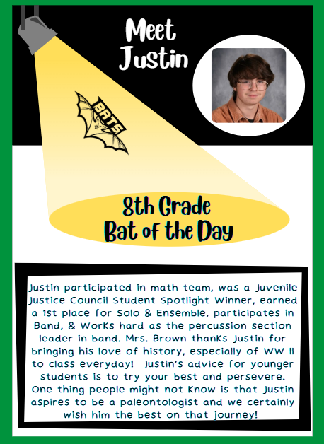 8th Grade Bat of the Day