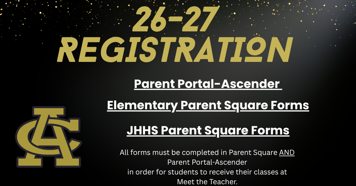 26-27 BACK TO SCHOOL ENROLLMENT
