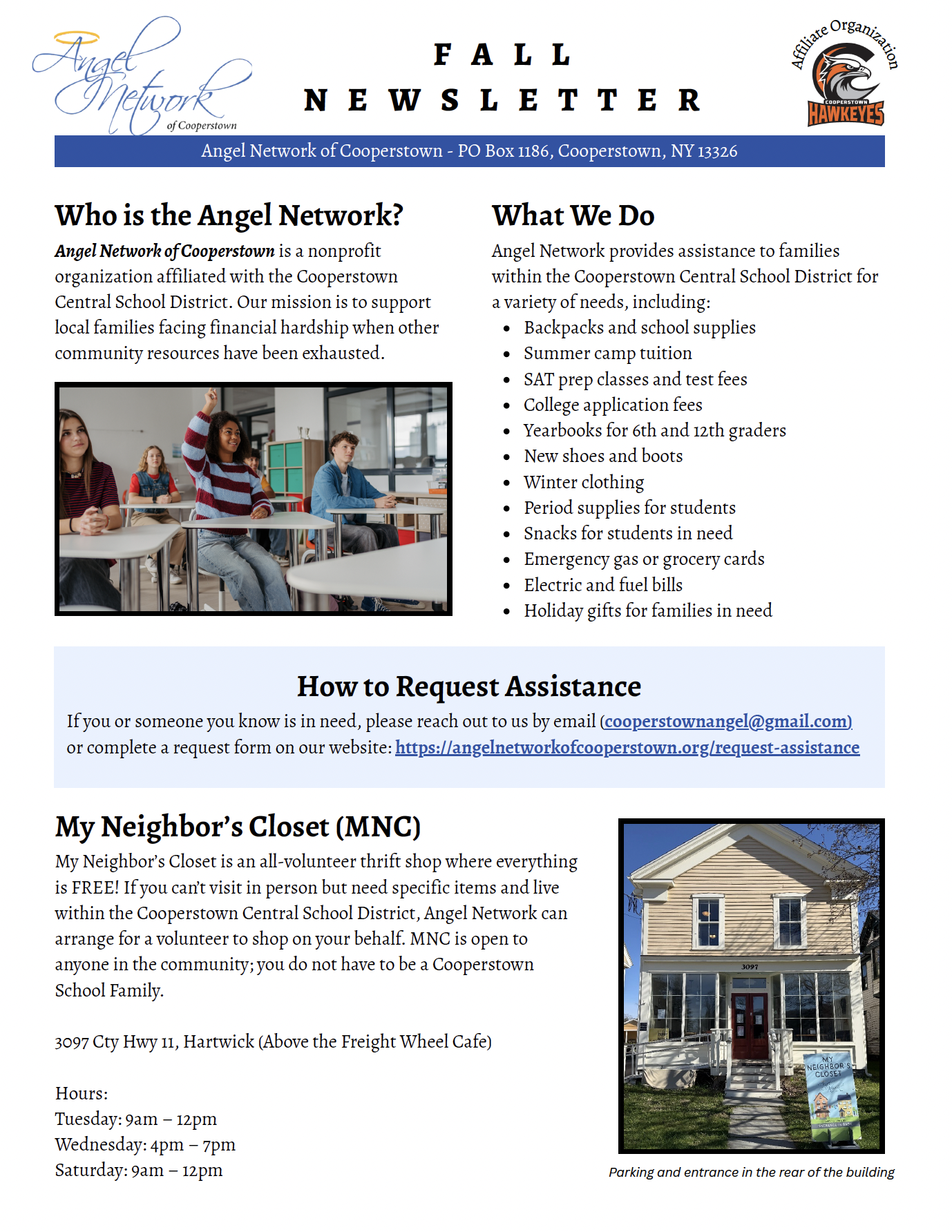 Angel Network Fall Newsletter