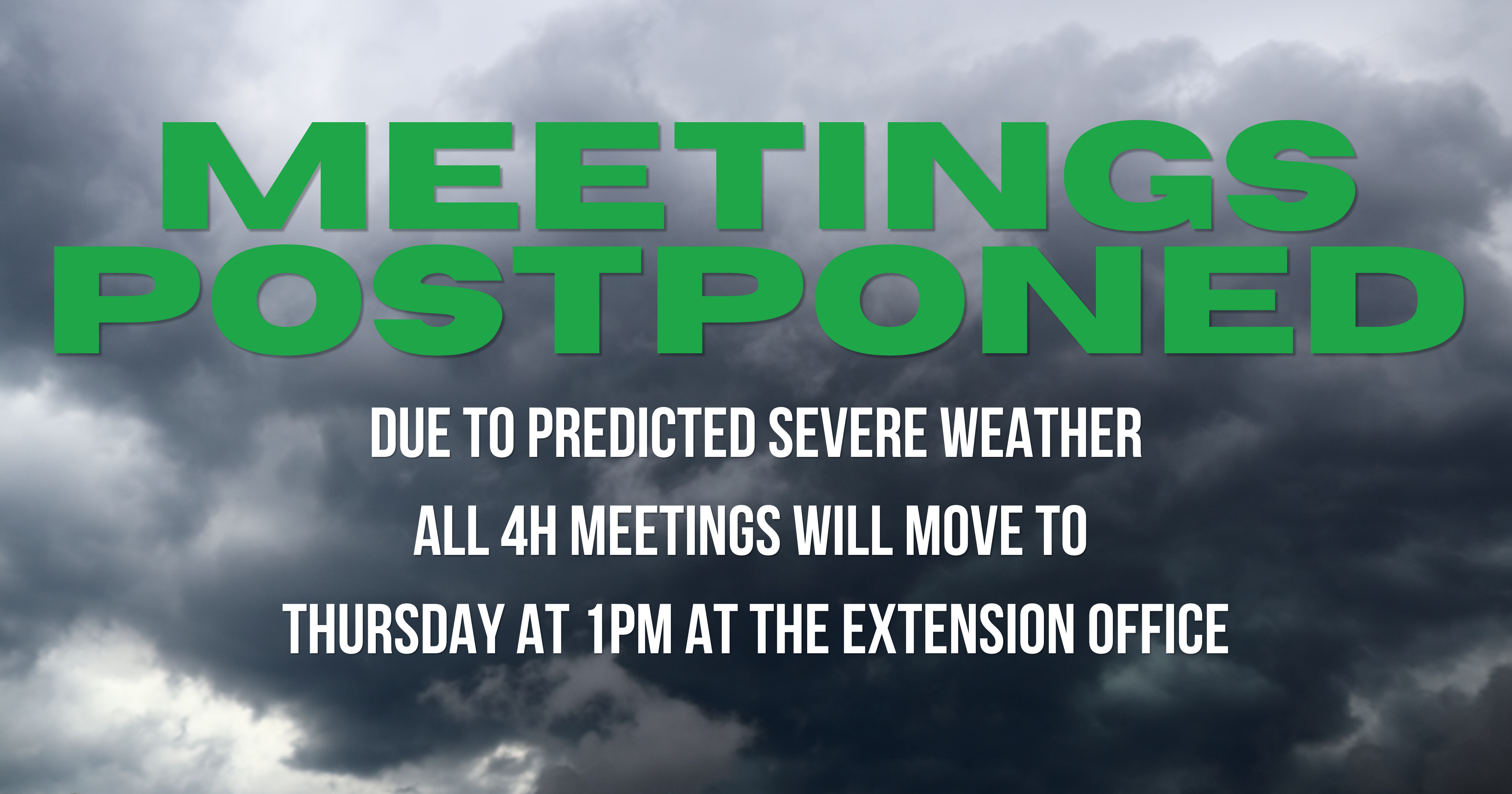 4H Meetings