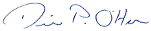 Dennis P. O'Hara signature