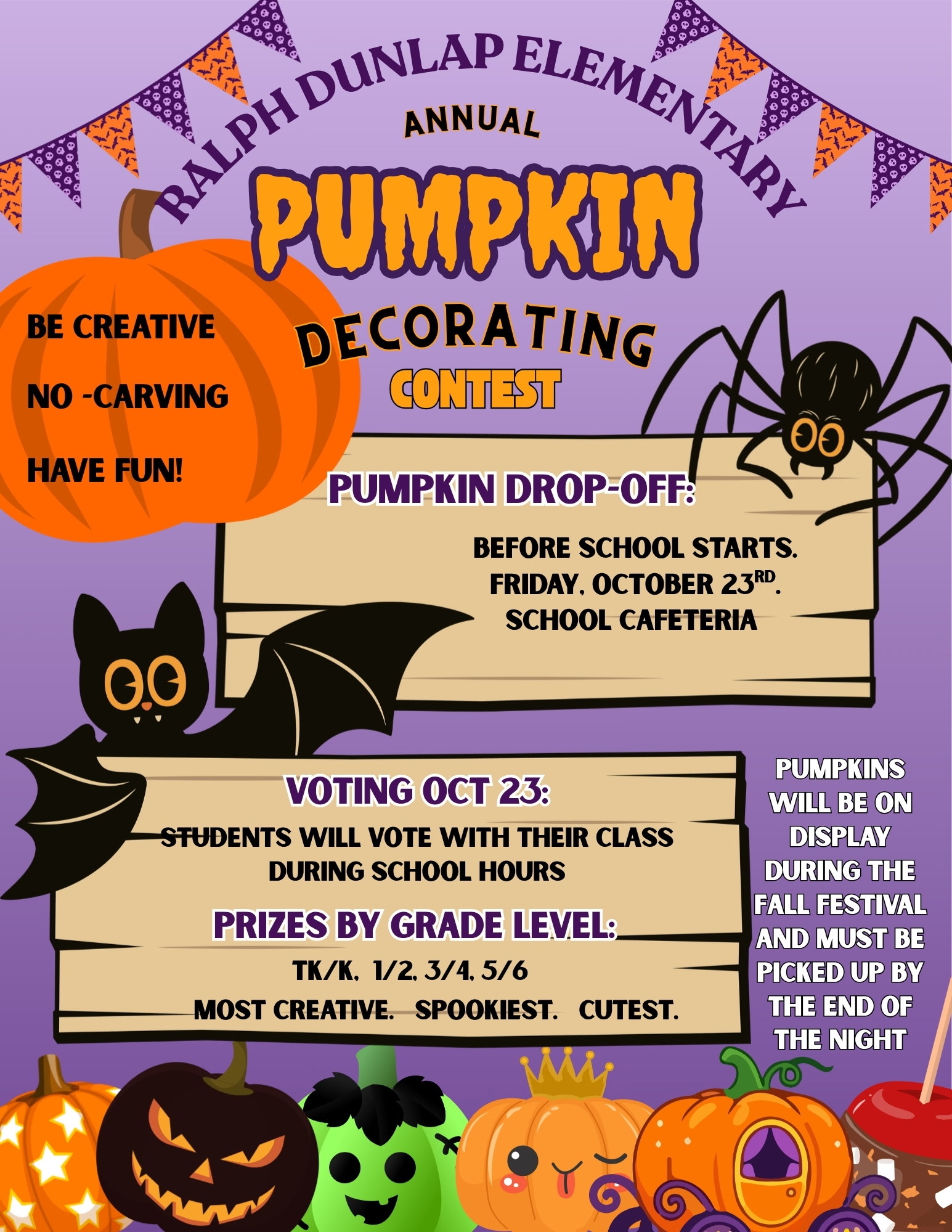 Pumpkin Decoration Contest