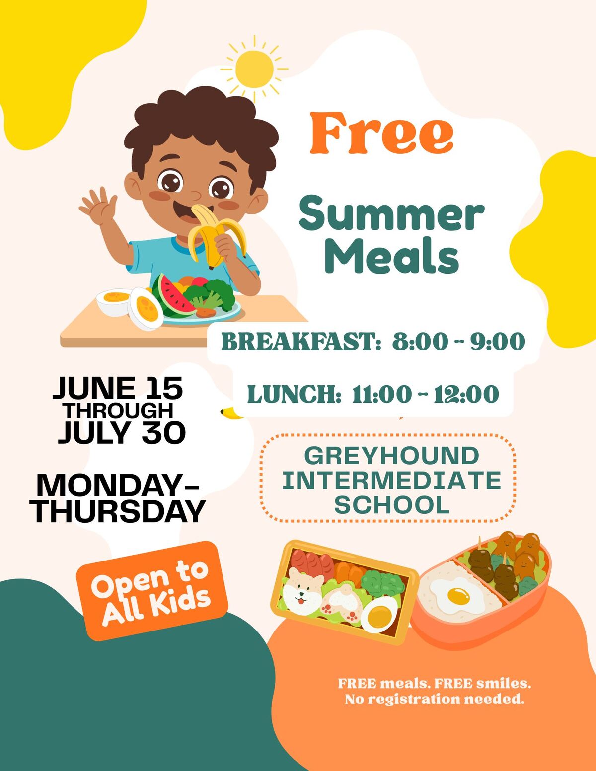 FREE SUMMER MEAL PROGRAM