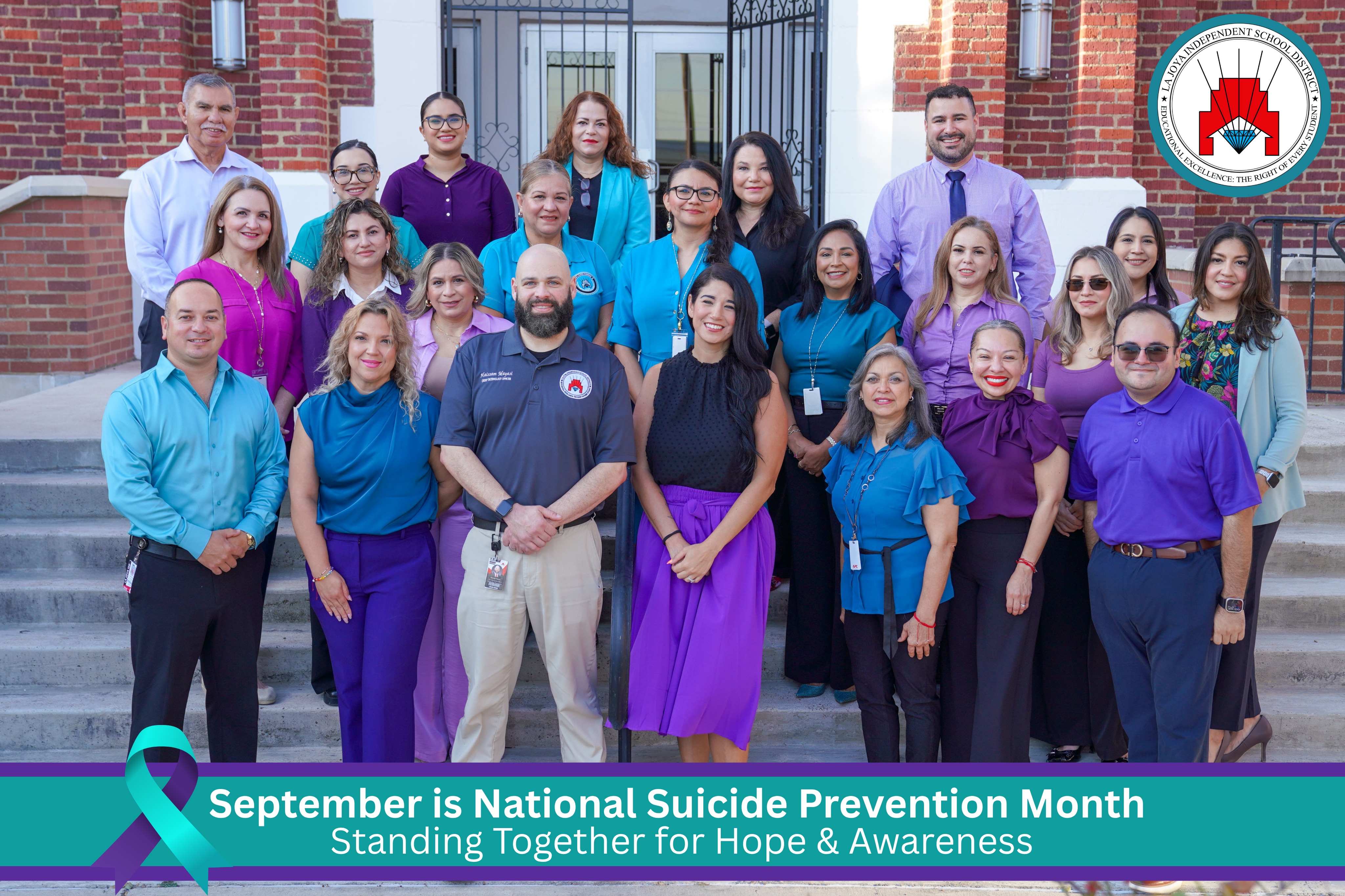 💜🩵 This September, La Joya ISD stands together for hope, awareness & support.