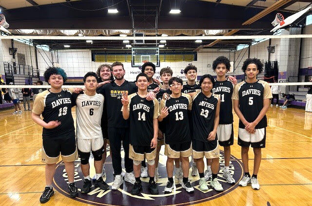 Davies Athletics Victory - Boys Volleyball