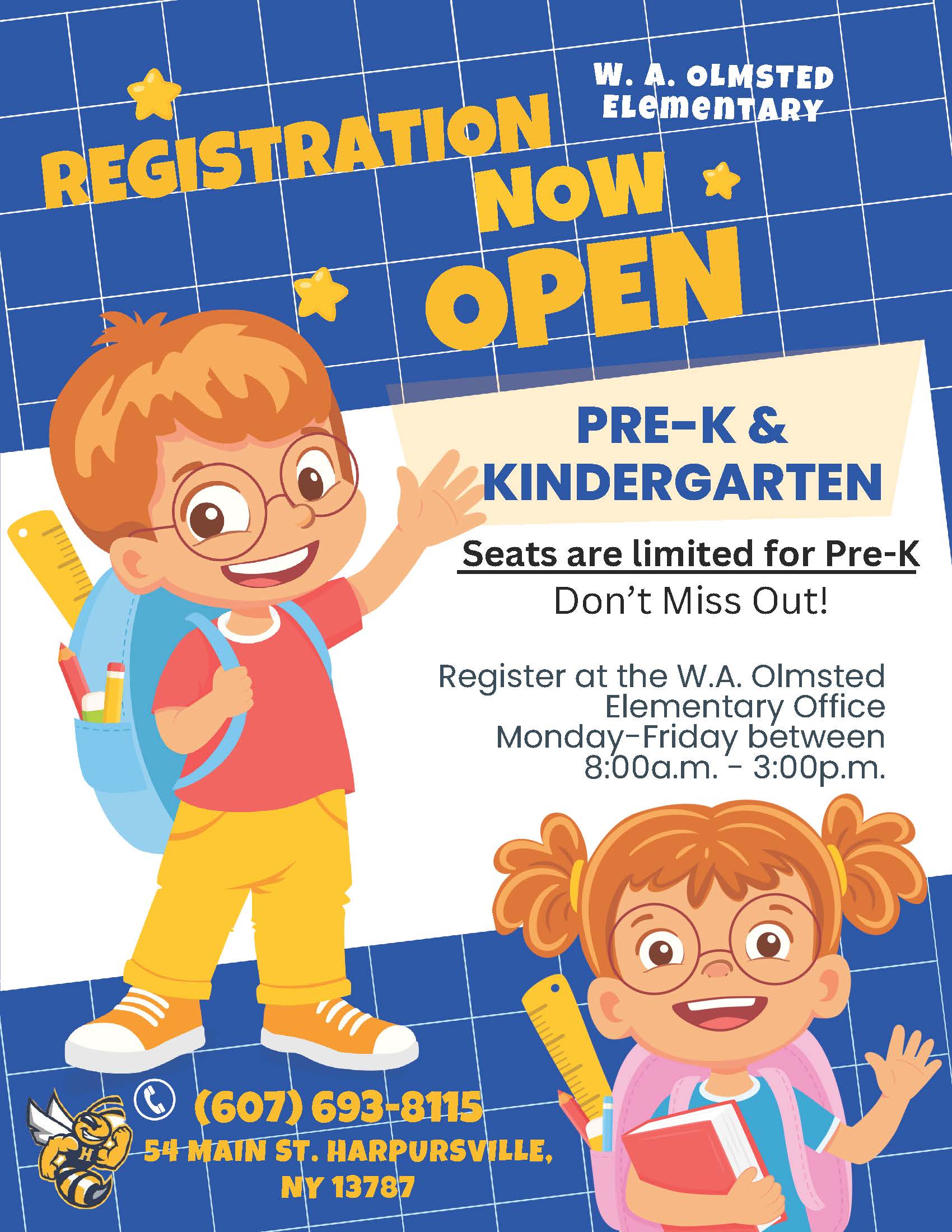Pre-k & Kindergarten Registration 