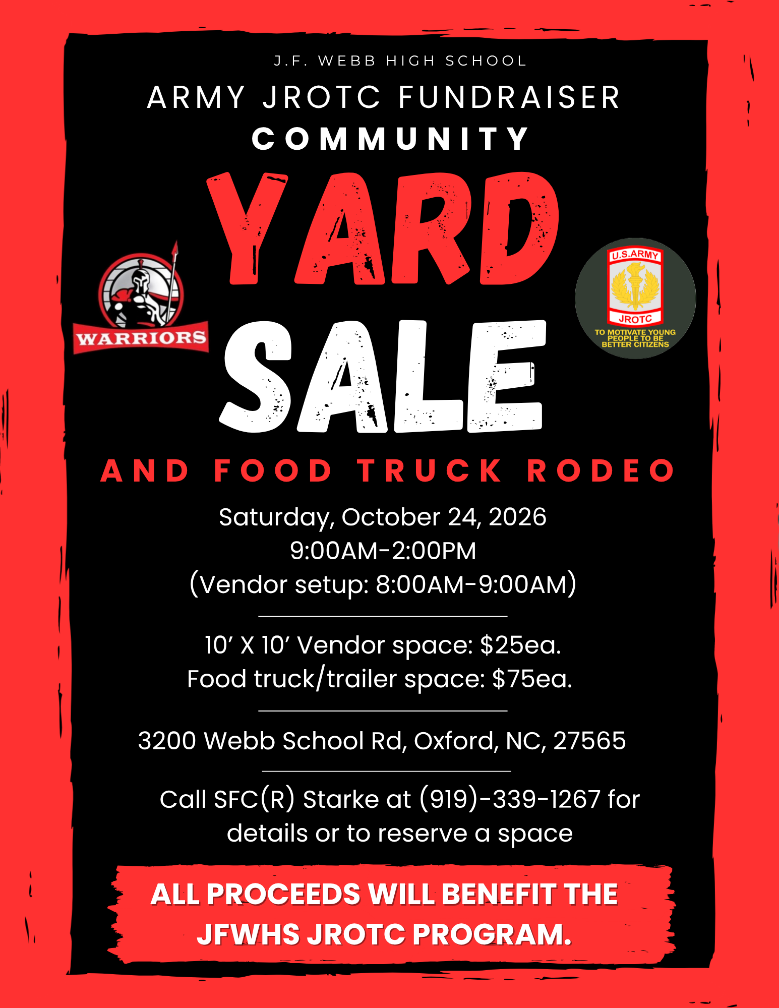 Support the J.F. Webb High School JROTC program! 