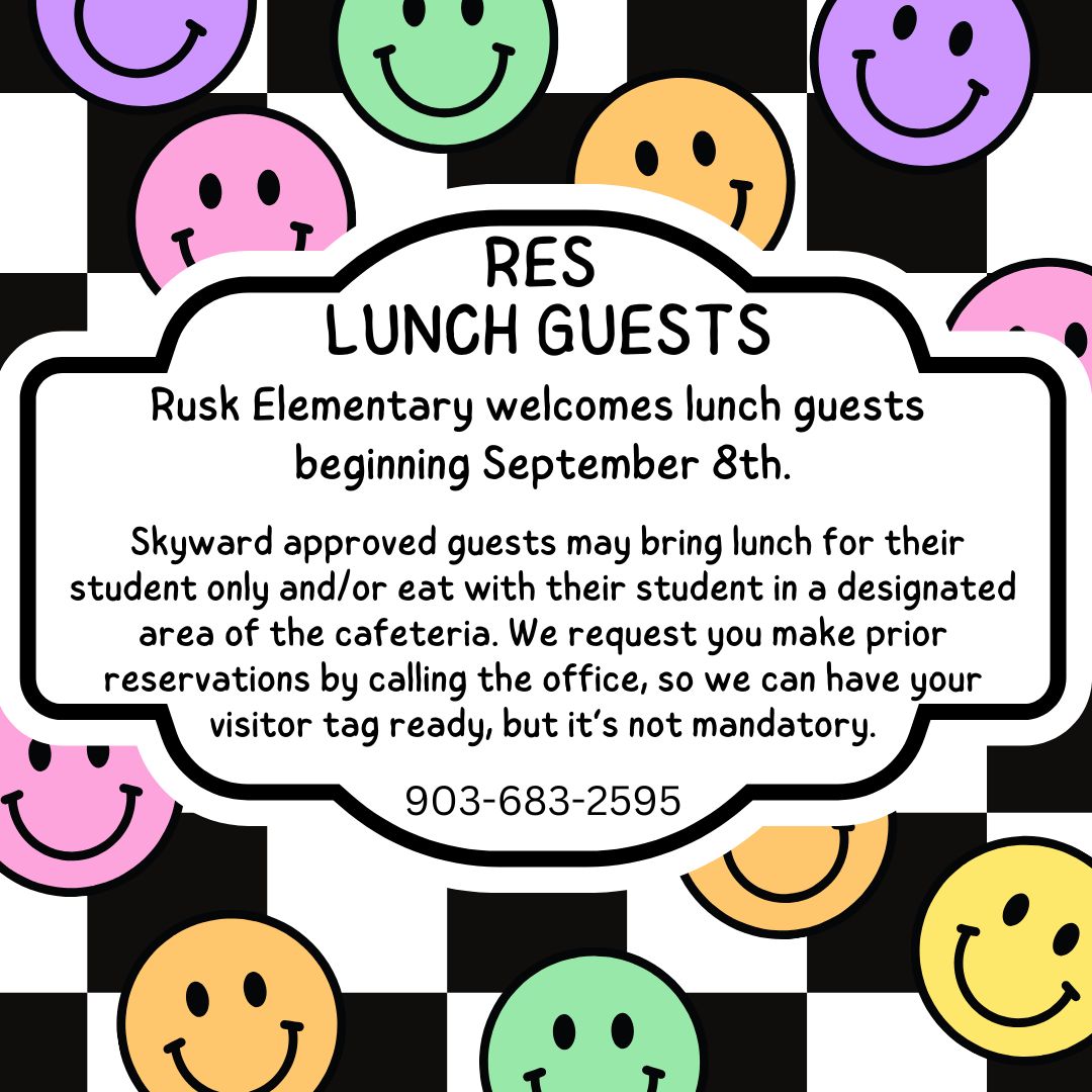 Lunch Guest Welcome ~ Sept 8th