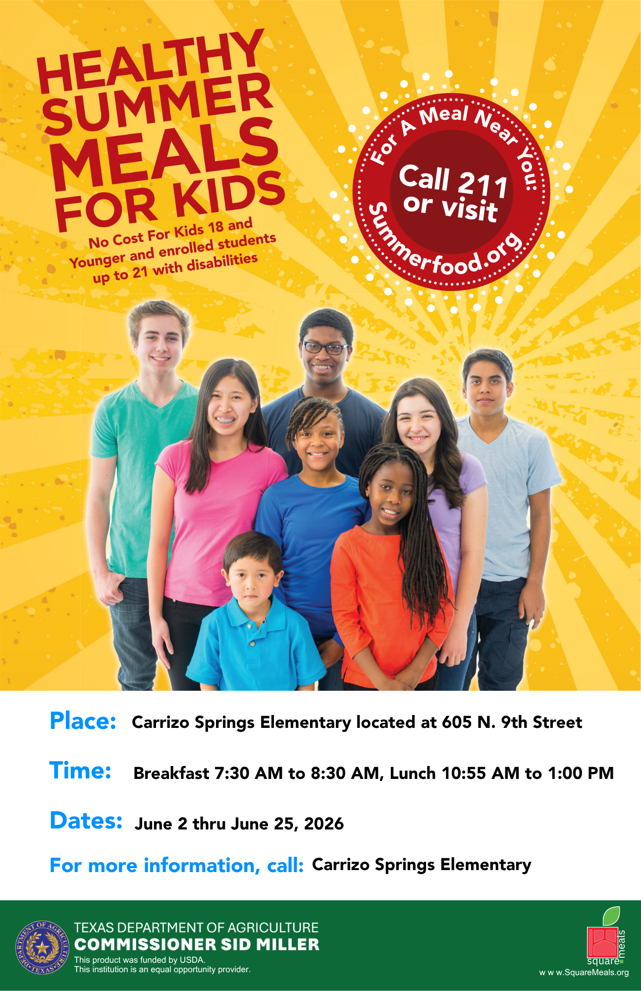 Summer Feeding Program Information