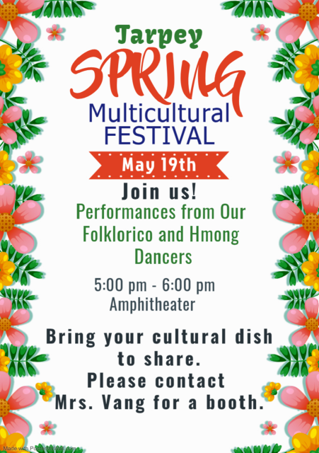 Tarpey- Spring Multicultural Festival