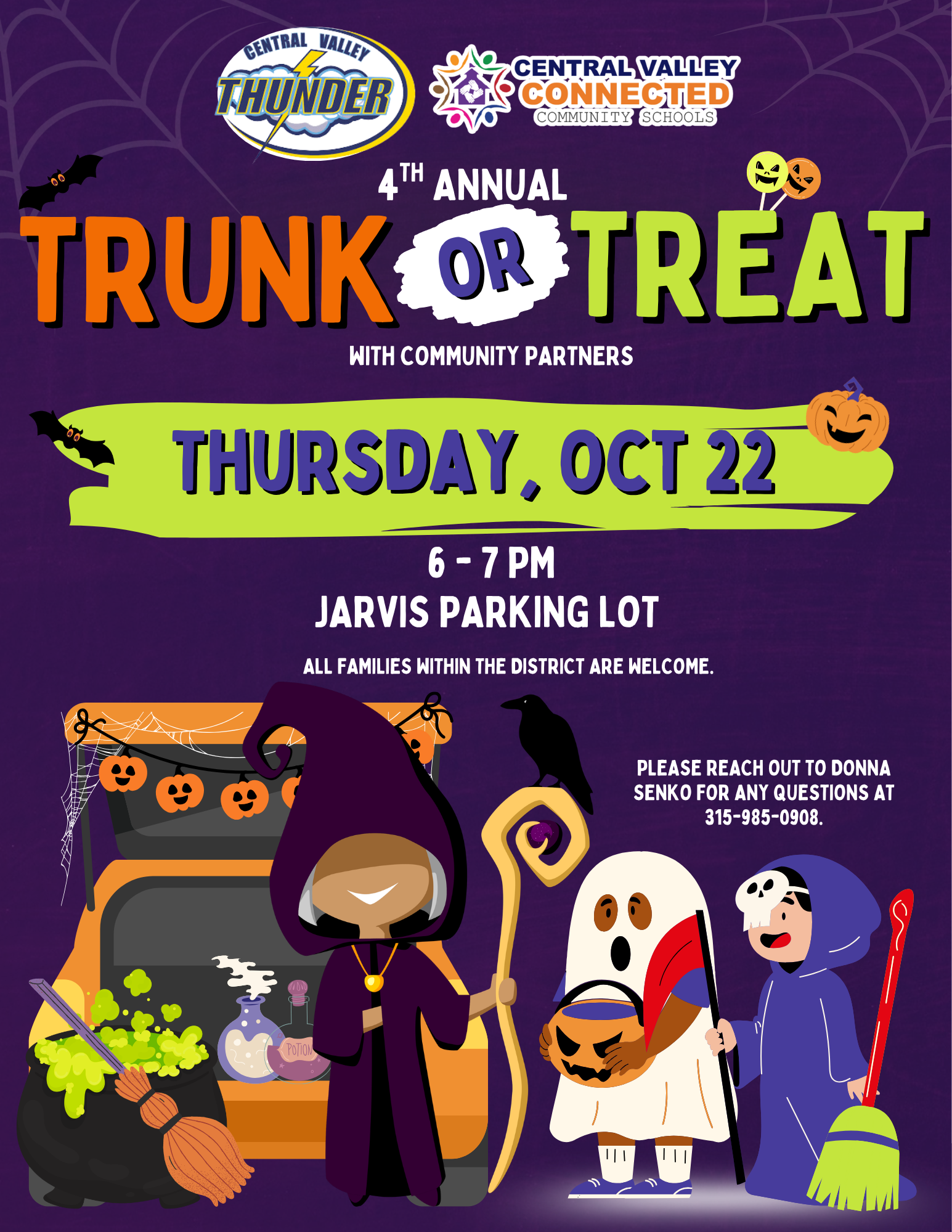 Trunk or Treat on Oct. 22