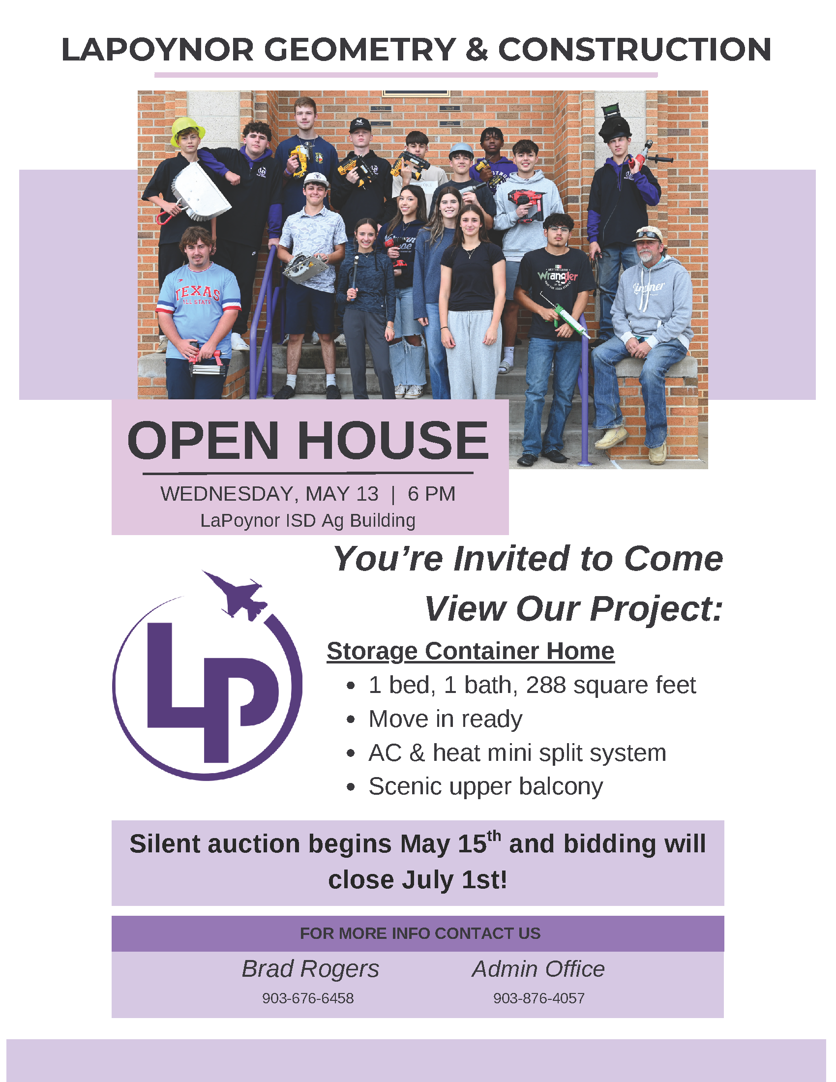 🏗️📐 Geometry in Construction Open House | May 13th 🏡✨