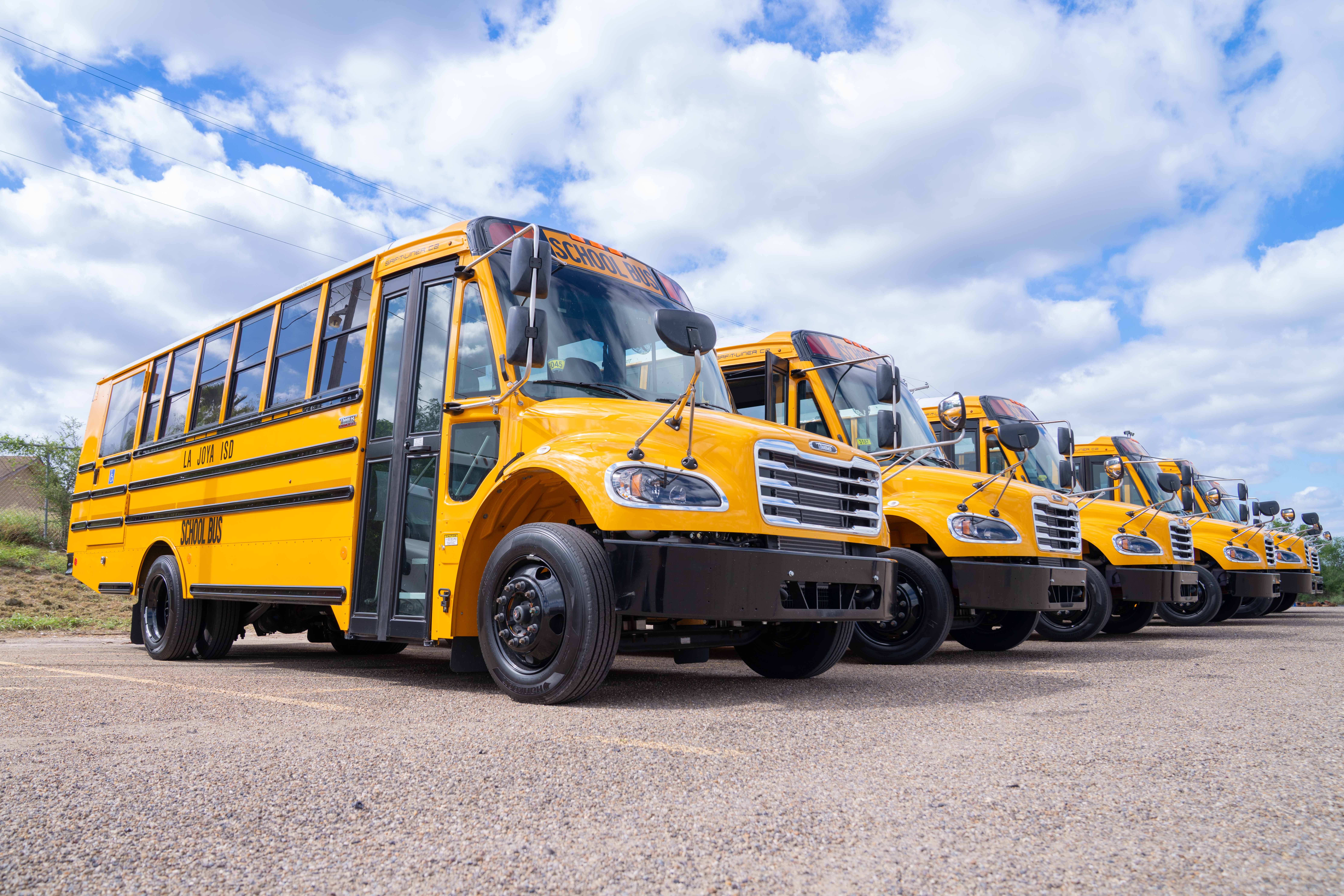 La Joya ISD Welcomes First Six New School Buses as Part of Nearly $2.8 Million Transportation Investment