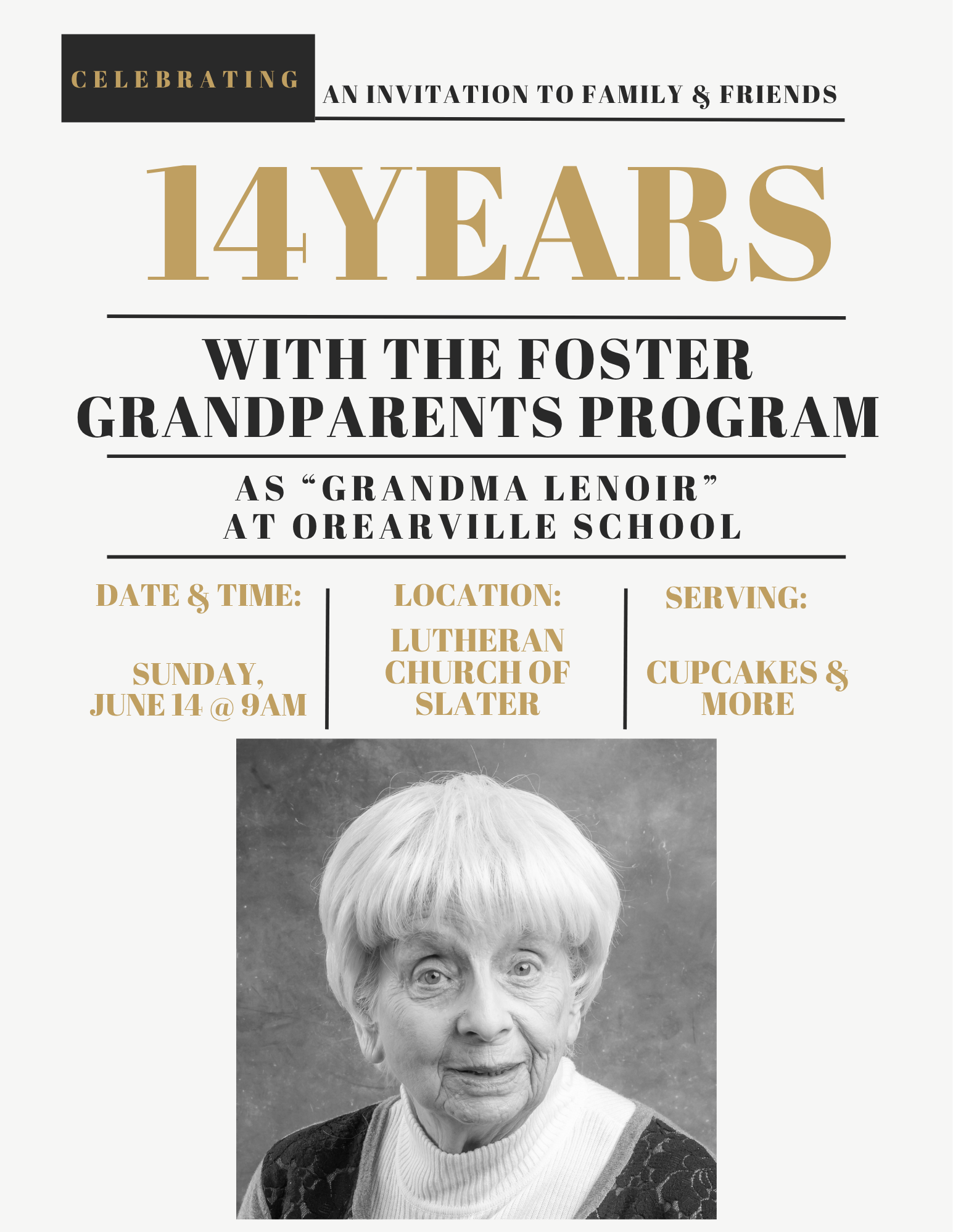 Celebrating Grandma Lenoir 14 years