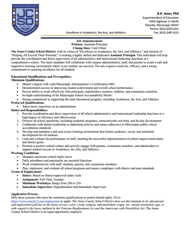Job Opportunity