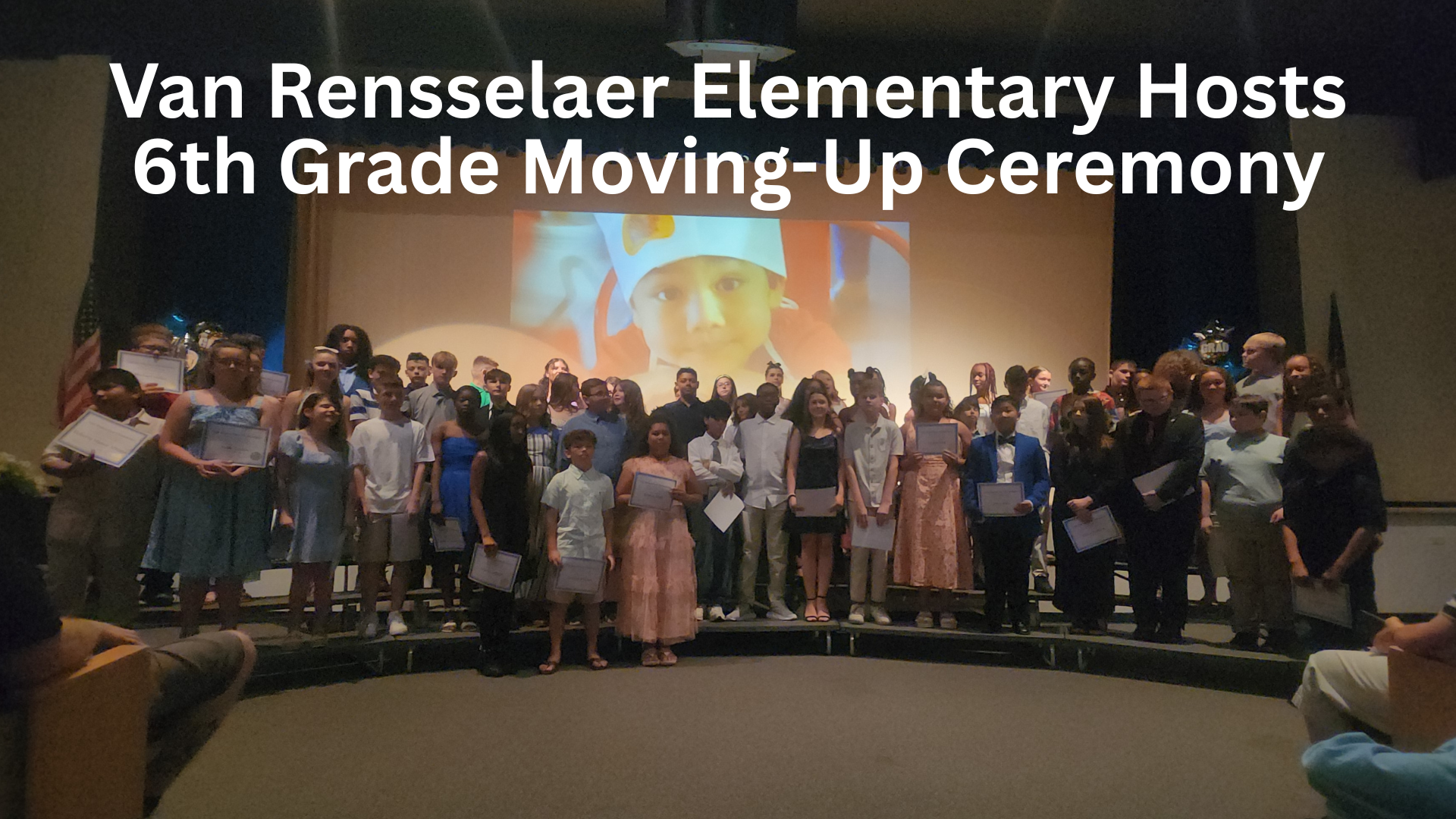 Van Rensselaer Elementary Hosts 6th Grade Moving-Up Ceremony