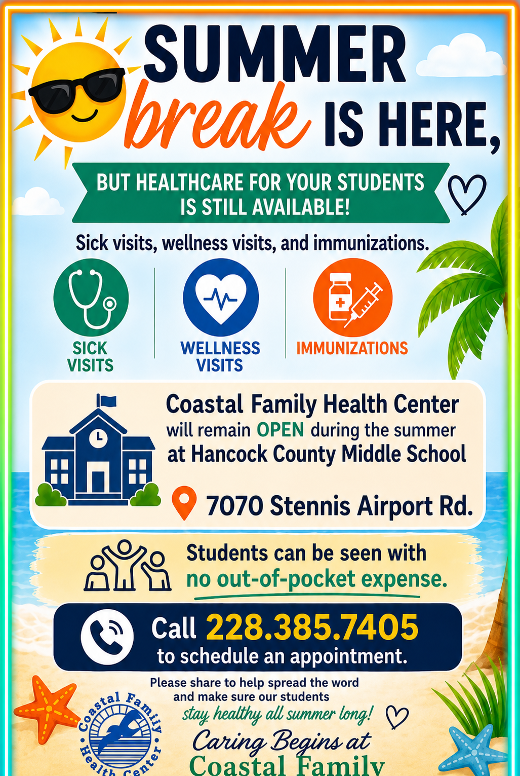 Coastal Family Health Clinic Summer Information