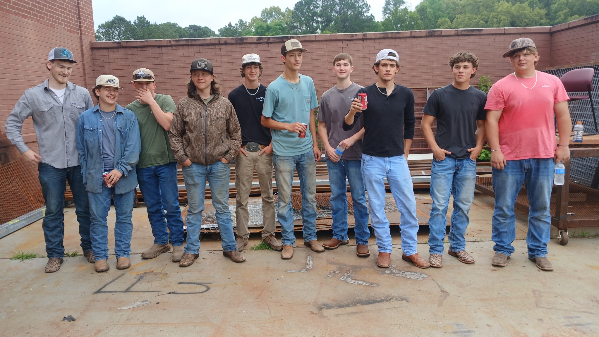 Ten McLeod Ag Mechanics Students Earn AWS D1.1 Welding Certification