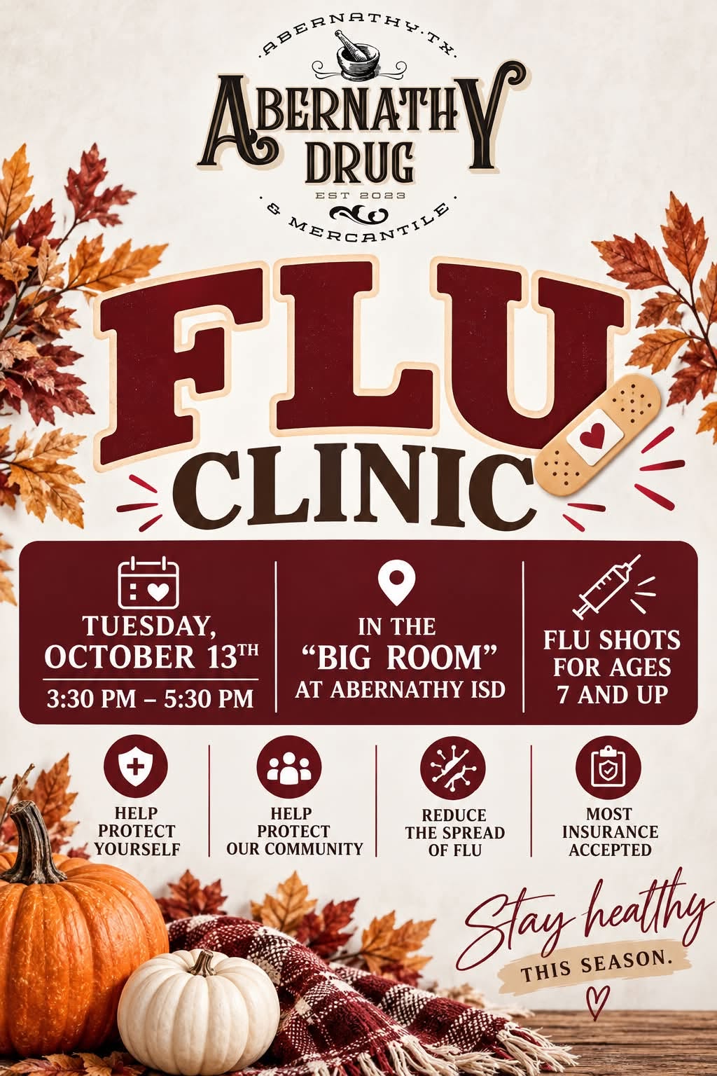 Flu Clinic Today