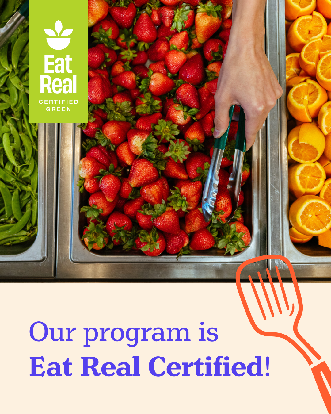 Huntington Beach City School District Earns Eat Real “Green” Certification for School Nutrition Program
