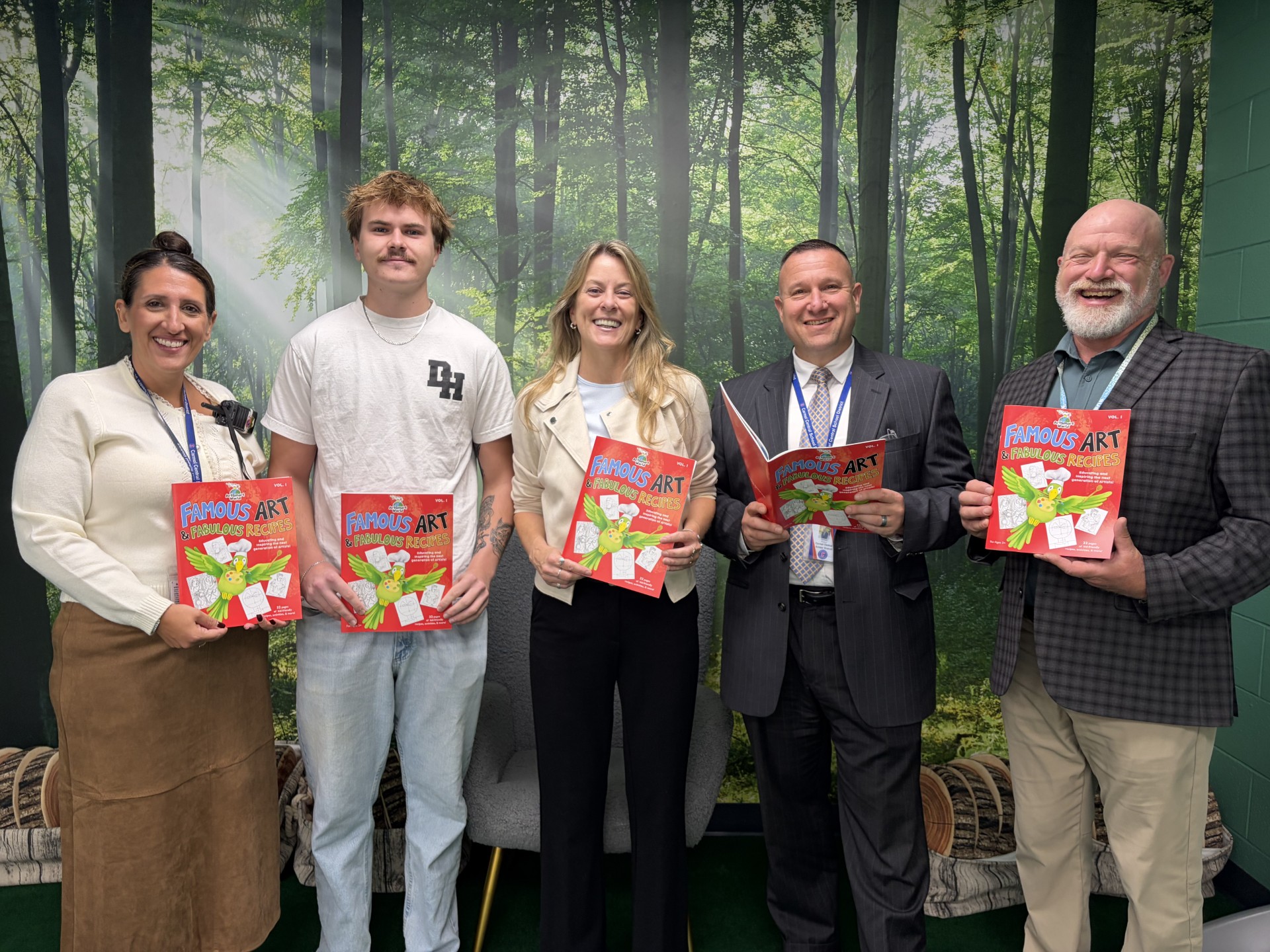 Author Donates Books to CCSD Elementaries