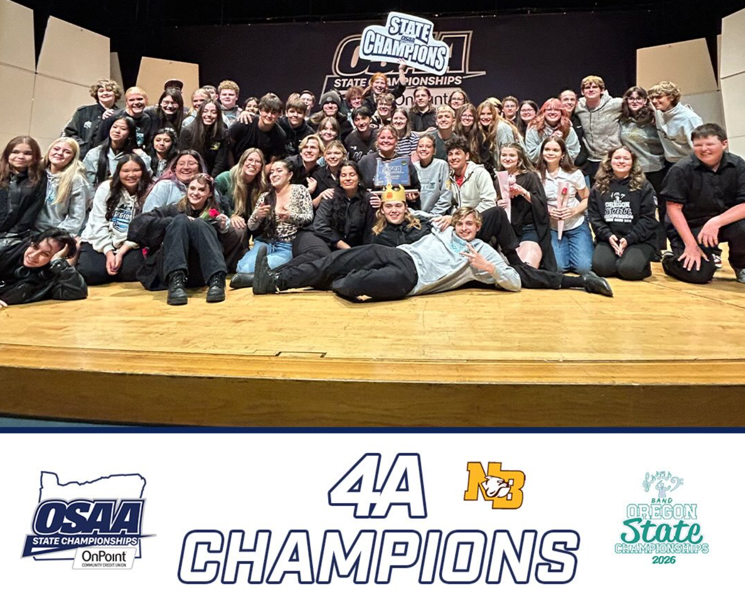 🏆🎶 FOUR-PEAT! North Bend Band Wins 2026 State Championship! 🎶🏆