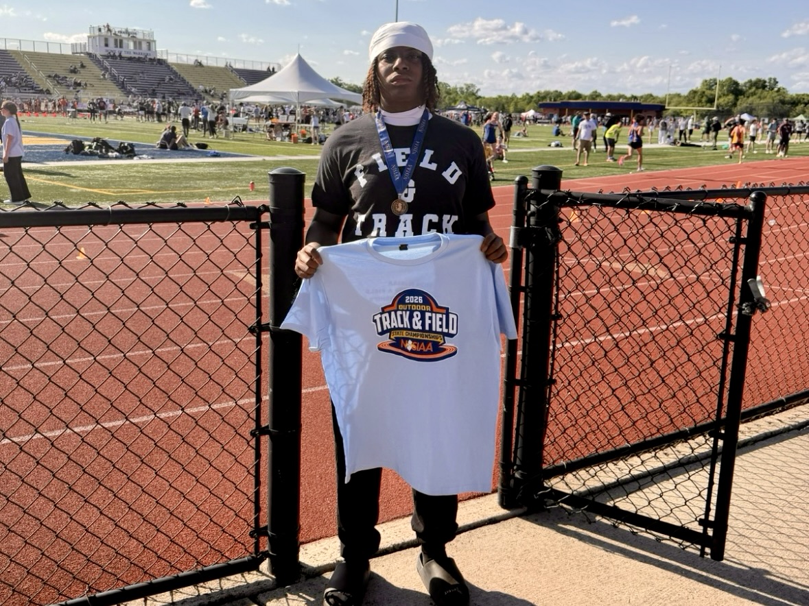 Freshman shot putter sets new PHS record at girls group championships